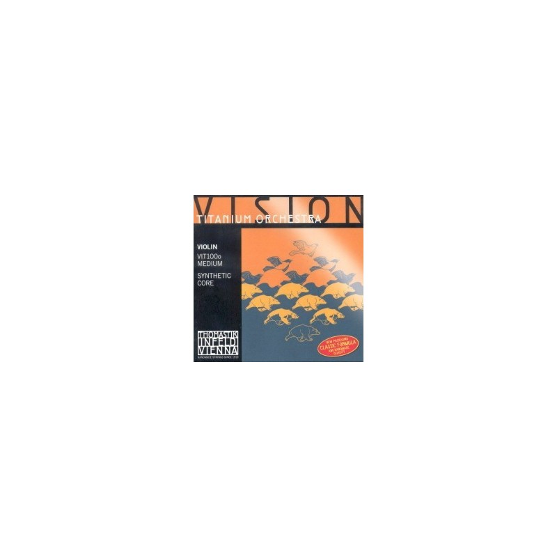 Juego Cuerdas Violín Thomastik Vision Titanium Orchestra Vit-100-O 4/4 Medium