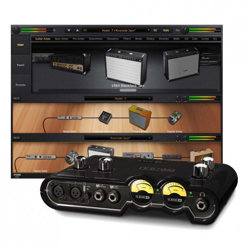 Interface Audio USB Line 6 Pod Studio Ux2