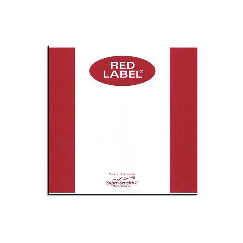 Juego Cuerdas Viola Super-Sensitive Red Label 410 Juego Medium