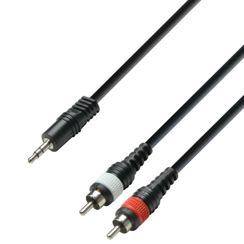 Cable Minijack - 2 RCA Adam Hall K3Ywcc0300