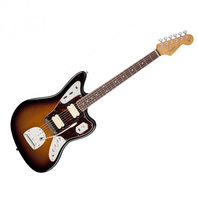 Colonial Sumergir Subrayar Guitarra Eléctrica Sólida Fender Kurt Cobain Jaguar Nos Rf 3Csb - Multison