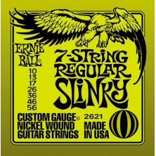 Ernie Ball 7 String Regular Slinky 2621 10-56