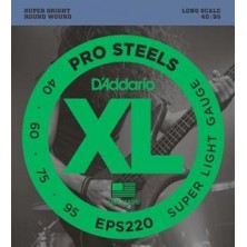 D'Addario Eps220 Prosteels Super Light 40-95