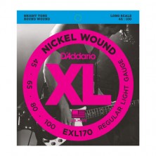 D'Addario Exl170 Nickel Wound Bass Light Long Scale 45-100