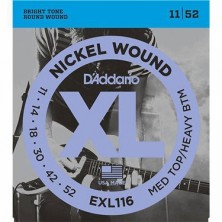 D'Addario Exl116 Nikel Wound 11-52