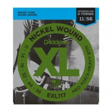D'Addario Exl117 Medium Top / Extra Heavy Bottom 11-56