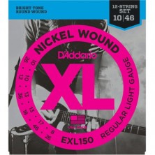 D'Addario Exl150 - Xl 12 String Regular Light 10-26