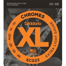 D'Addario Ecg23 Chromes Extra Light 10-48