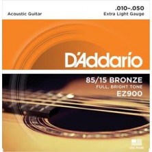D'Addario Ez900 85/15 Great American Extra Light 10-50