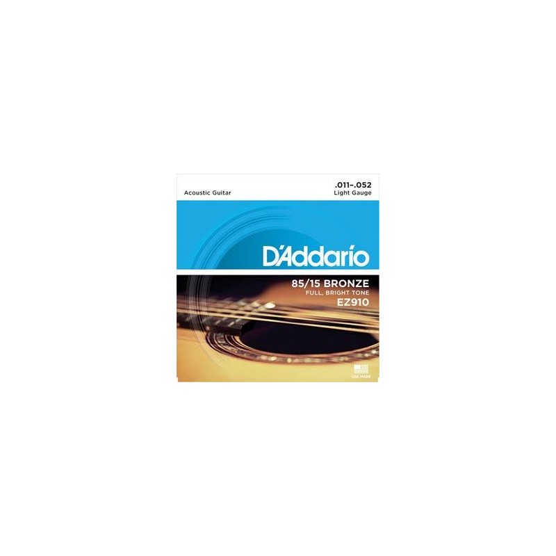 EZ910 DAddario Ez910 85/15 Great American Light 11-52