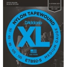 D'Addario Etb92-5 Tapewound 5-Strings Long Scale 50-135