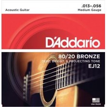 D'Addario Ej12 80/20 Bronze Medium 013-056