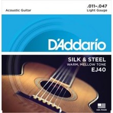 D'Addario Ej40 Silk & Steel 11-47