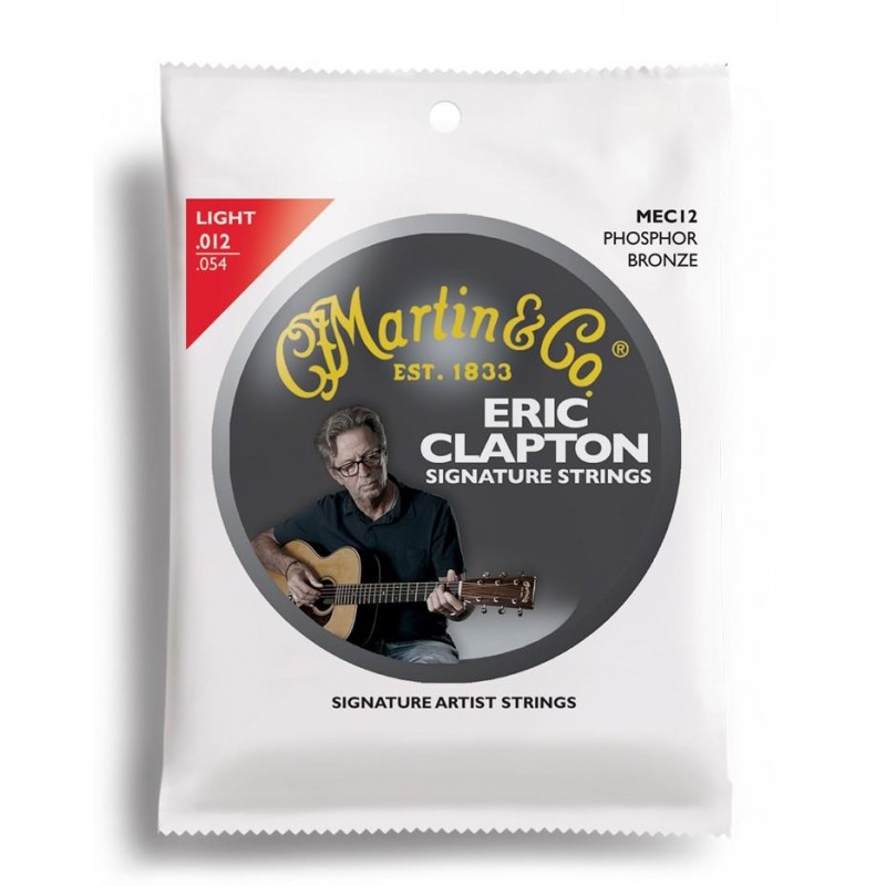 Juego Cuerdas Guitarra Acústica Martin Eric Clapton.12/54