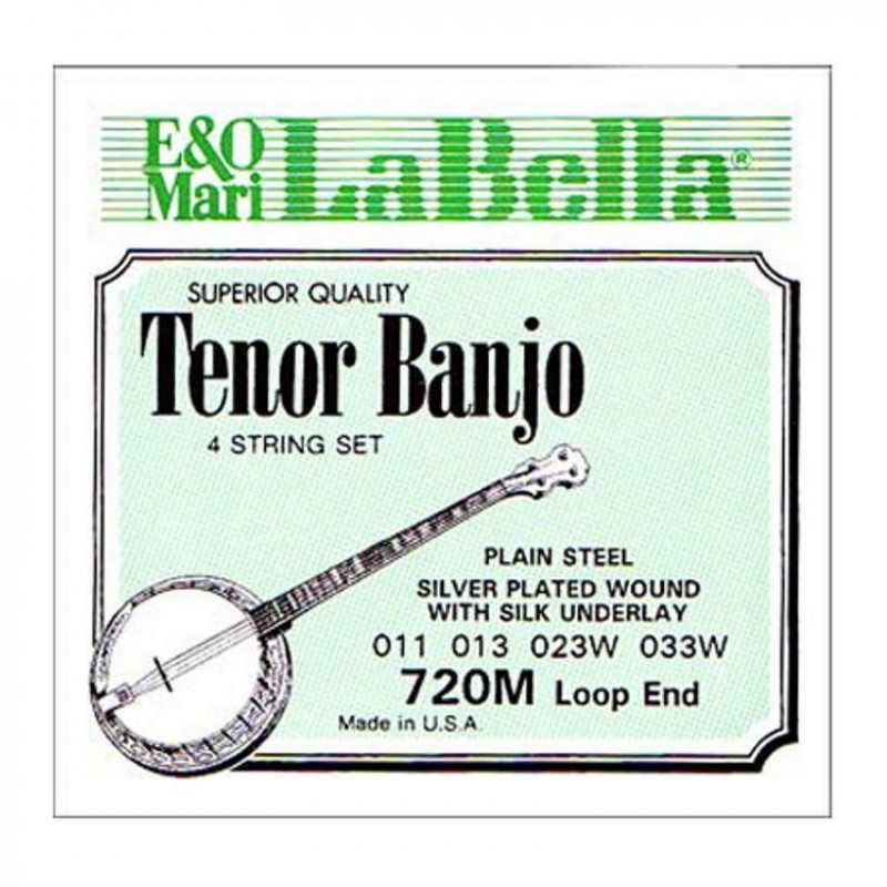 Juego Cuerdas Banjo La Bella 720-M Tenor