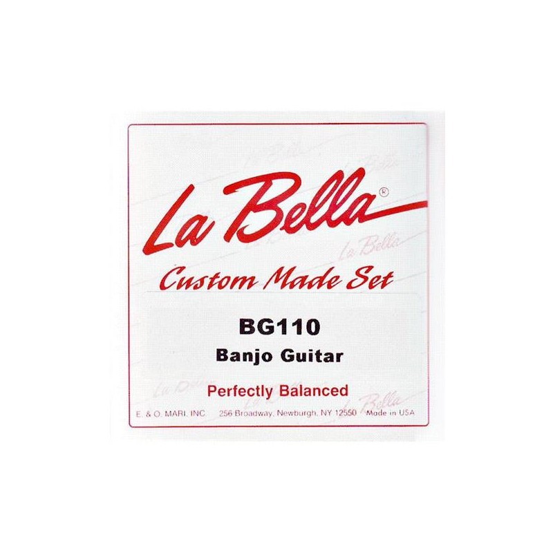 Juego Cuerdas Banjo La Bella Bg-110
