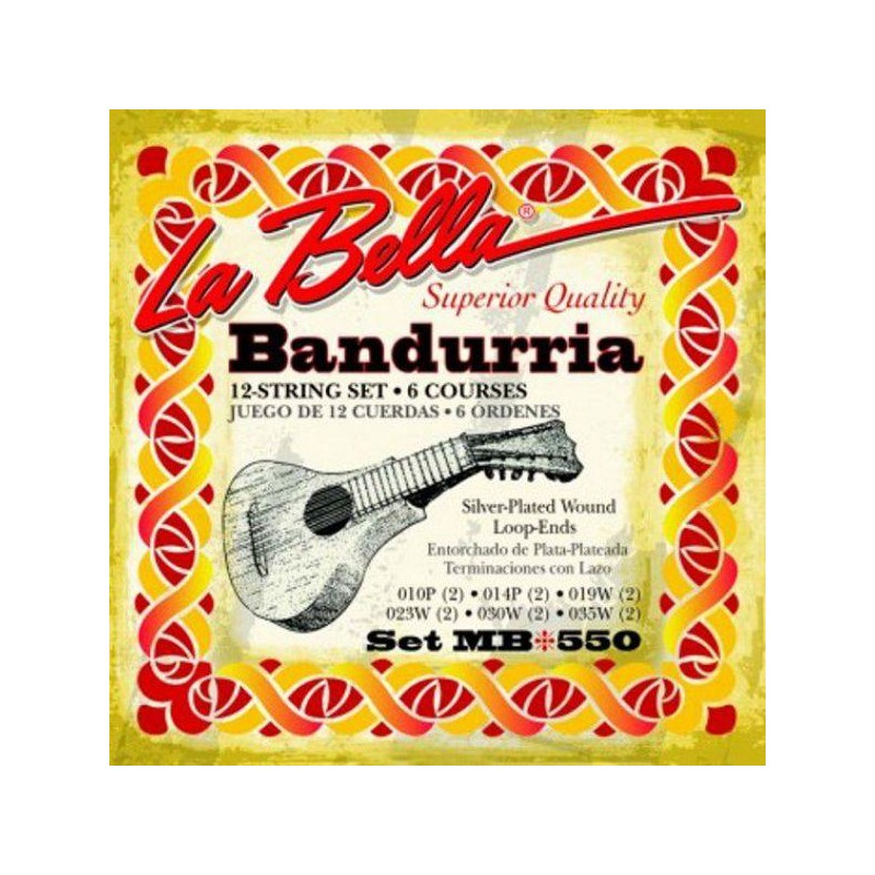 Juego Cuerdas Bandurria La Bella Juego Bandurria