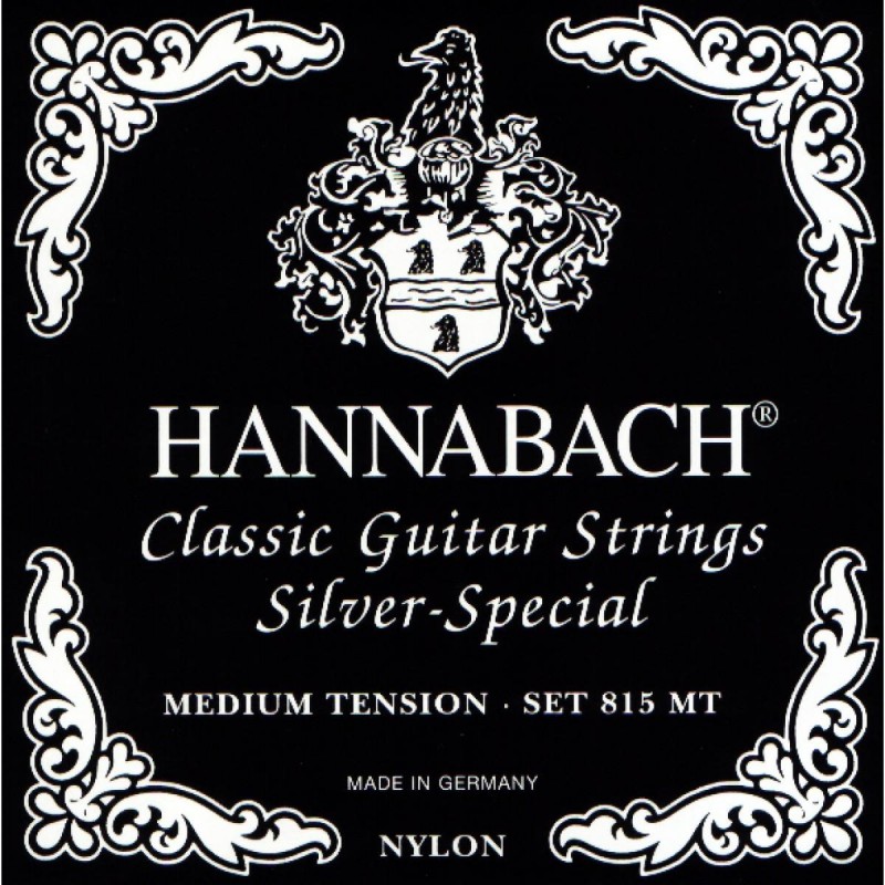 Juego Cuerdas Guitarra Clásica Hannabach 815-Mt Media