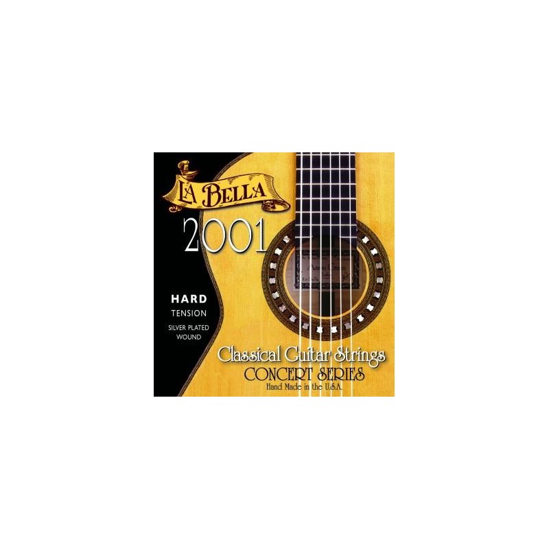 Juego Cuerdas Guitarra Clásica La Bella 2001-Ht Fuerte
