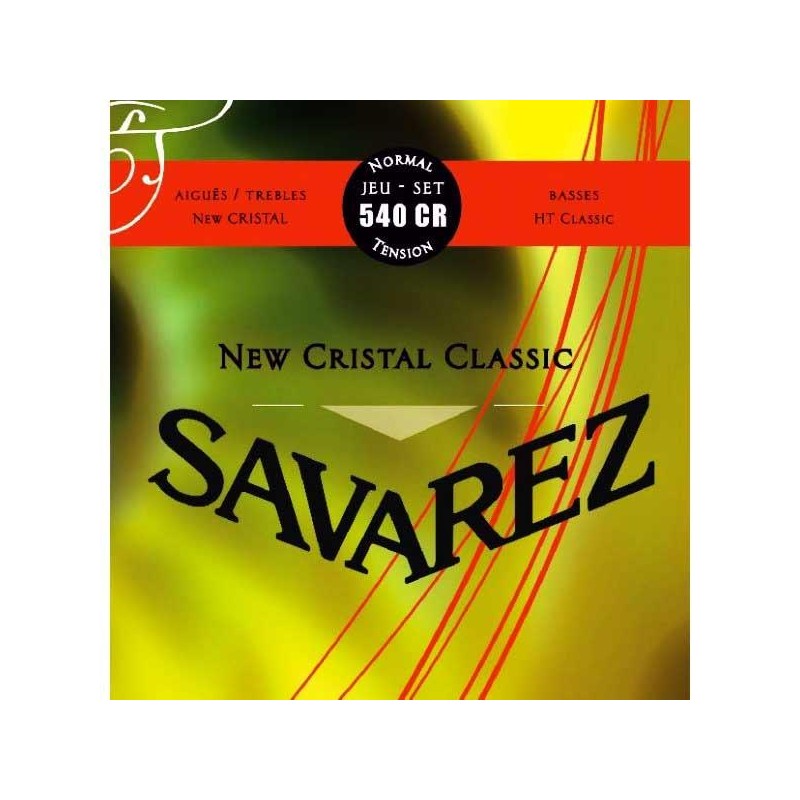 Juego Cuerdas Guitarra Clásica Savarez 540CR New Cristal Classic Tensión Normal