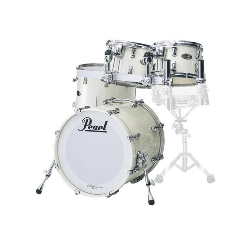 Batería Sin Herrajes Pearl Rf924Xep Reference Rock Arctic White 22