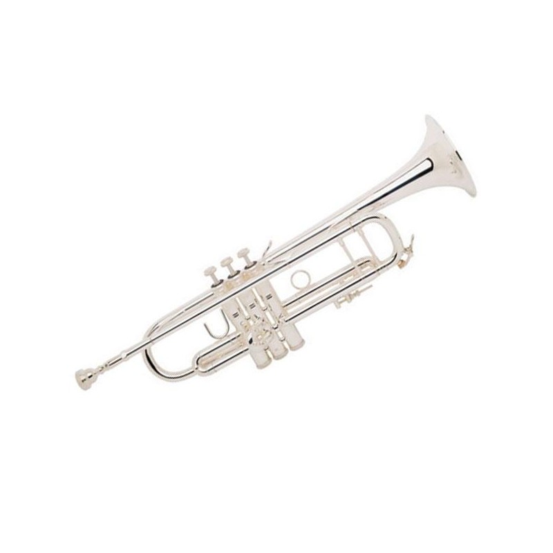 Trompeta Sib Bach 180-43 Tudel 25 Ml Plateada