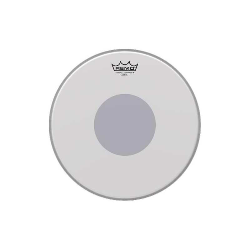 Parche Caja Bateador 14 Remo Cx-0114-10 Controlled Sound X Coated Black Dot