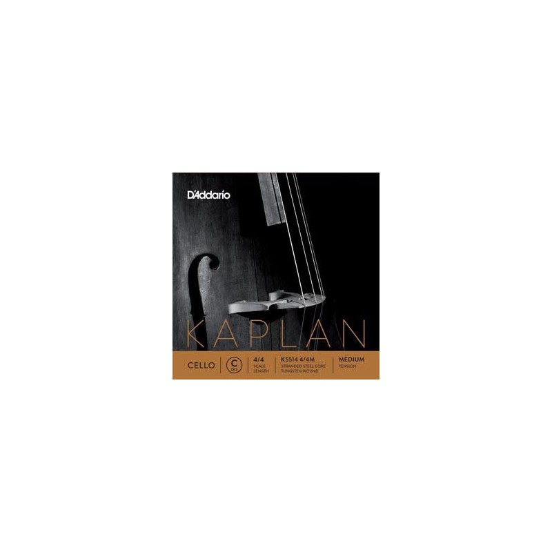 Cuerda Cello 4ª DAddario Ks514 Kaplan Solutions 4/4 Medium 4ª C-Do