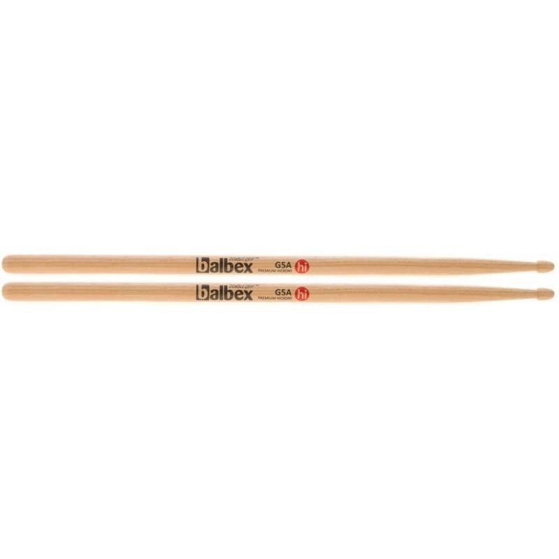 Baquetas Balbex G5A Premium Hickory Drumstick Pair