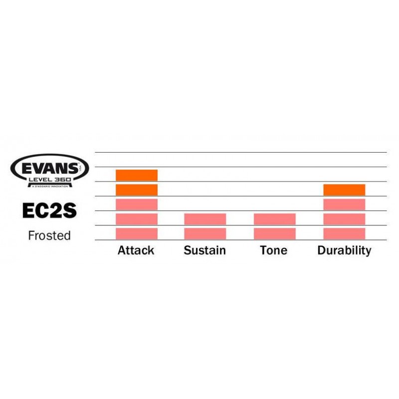 Set de Parches Evans Pack Ec2S Coated Standard Etpec2Sctds