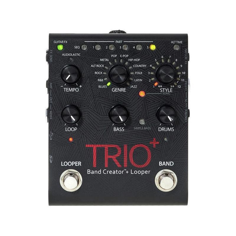 Pedal Acompañamiento/Looper Digitech Trio Plus Band Creator + Looper