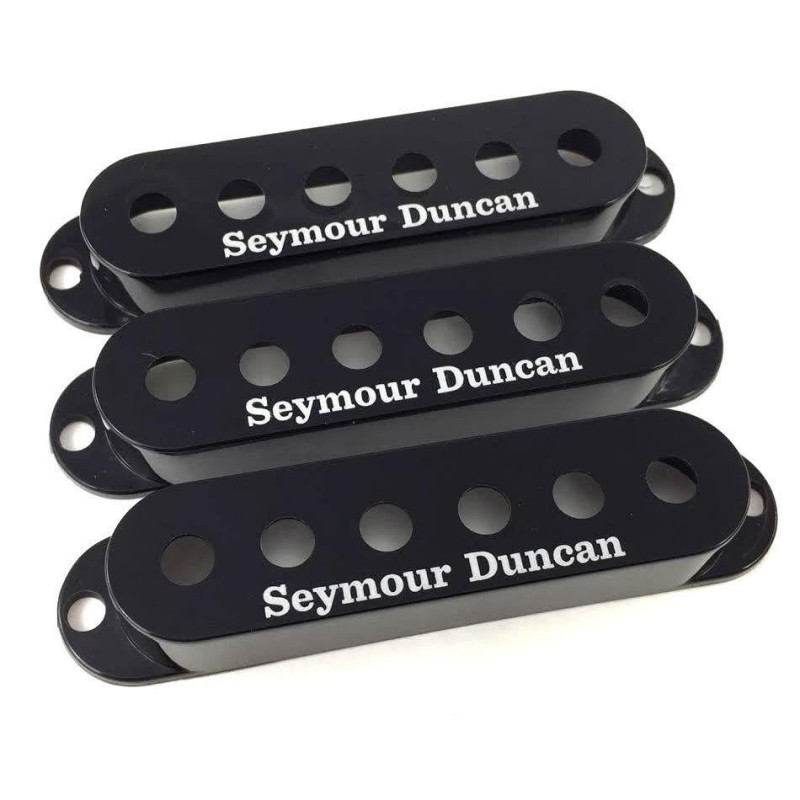 Cubrepastillas Seymour Duncan Cubrepastillas Negro Logo