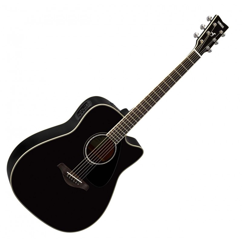 Guitarra Electroacústica Yamaha FGX830C Black