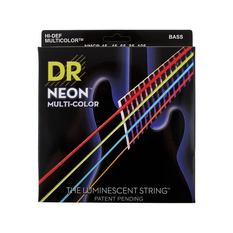 DR Strings MCB-45 Neon Multi-Color