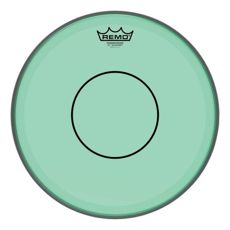 Parche Caja 13" Remo P7-0313-CT-GN Colortone Powerstroke 77 Clear Green