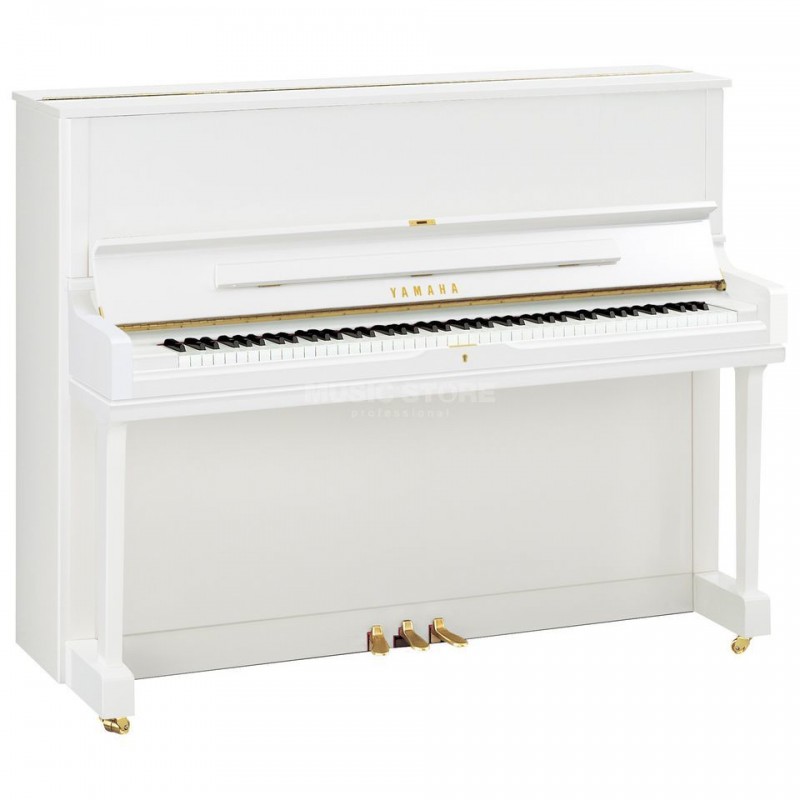 Piano Vertical Yamaha YUS1 Blanco Pulido PWH SH2 Silent