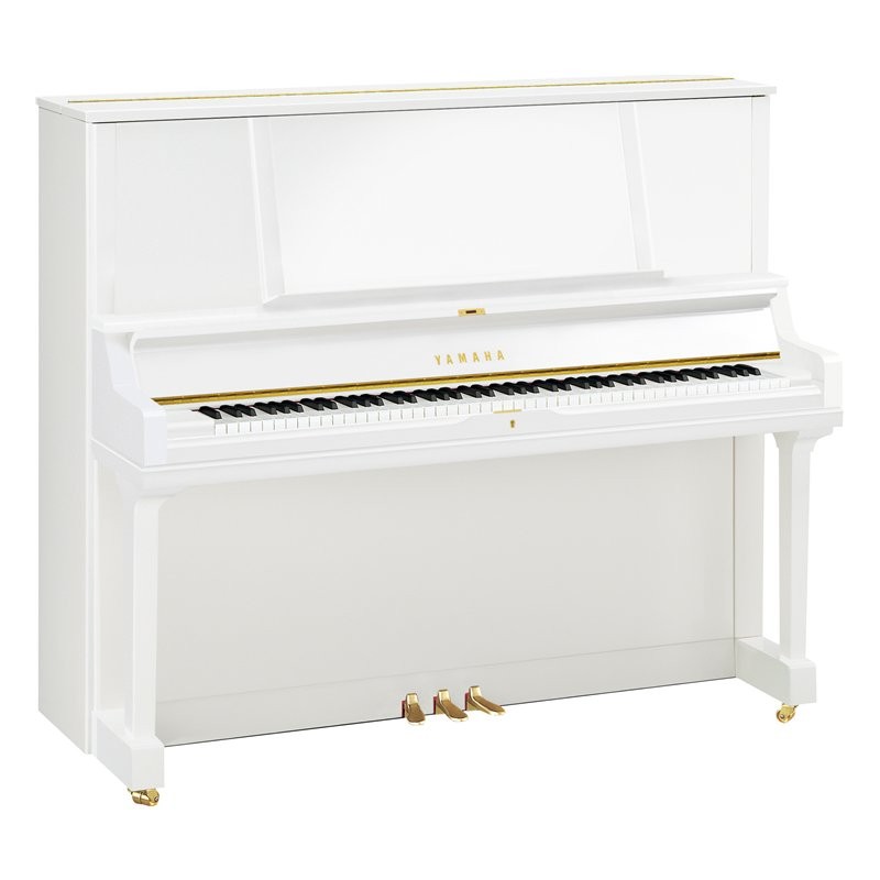 Piano Vertical Yamaha YUS5 Blanco Pulido PWH TA2 Transacoustic