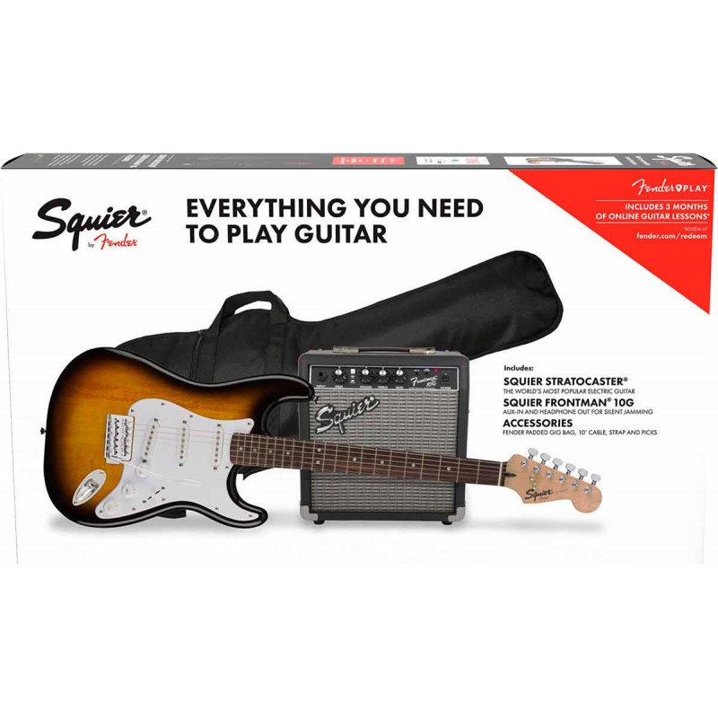 Pack Guitarra Eléctrica Squier Stratocaster Pack BSB