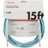 Fender Original Series Instrument Cable 4,5m Daphne Blue