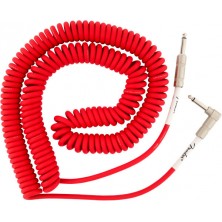 Cable Instrumento Fender Original Series Coil Cable Straight-Angle 9m Fiesta Red