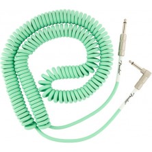 Fender Original Series Coil Cable Straight-Angle 9m Surf Green