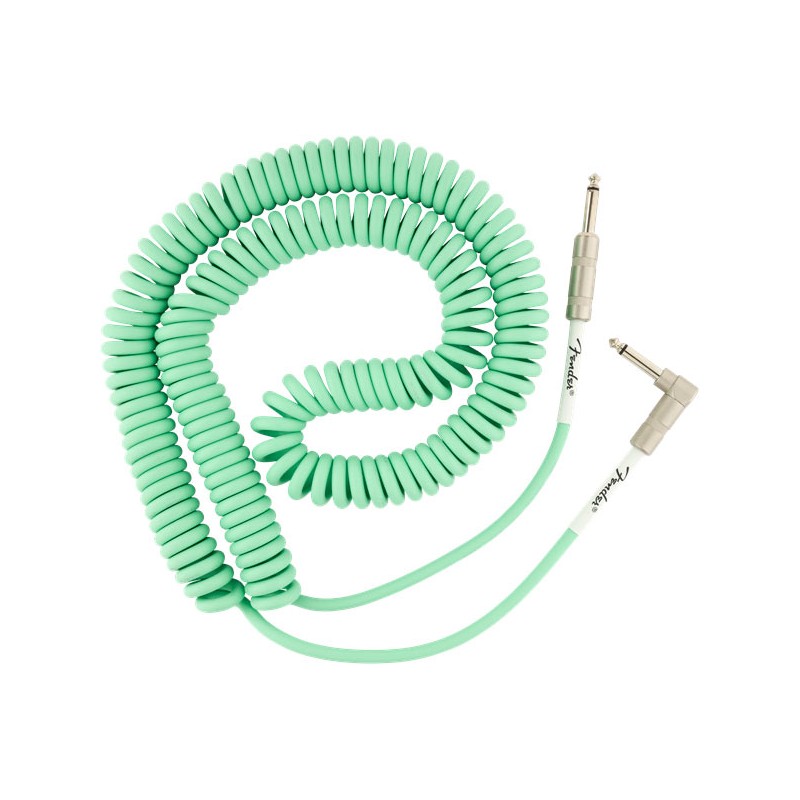 Cable Instrumento Fender Original Series Coil Cable Straight-Angle 9m Surf Green