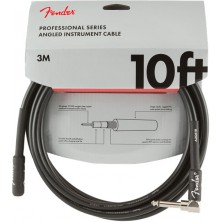 Fender Professional Series Instrument Cable Straight-Angle 3m Black