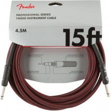 Fender Professional Series Instrument Cable 4,5m Red Tweed