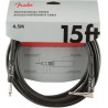 Fender Professional Series Instrument Cable Straight-Angle 4,5m Black