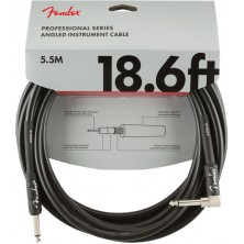 Fender Professional Series Instrument Cable Straight-Angle 5,5m Black