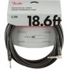 Fender Professional Series Instrument Cable Straight-Angle 5,5m Black