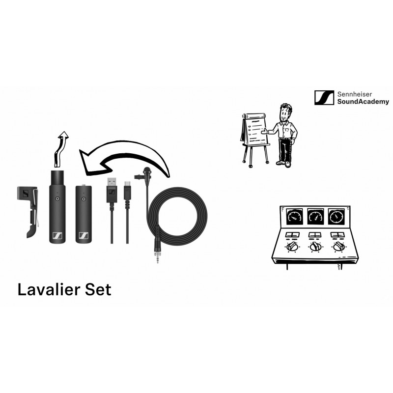 Sennheiser XSW-D Lavalier Set TX/RX XLR