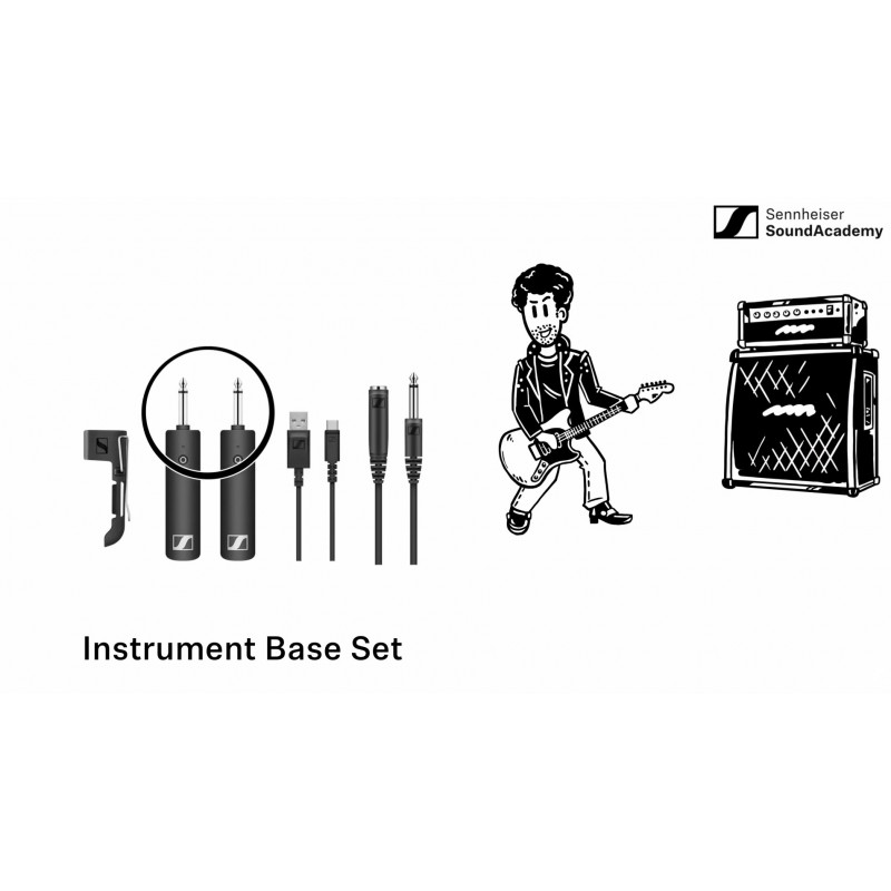 Sistema Inalámbrico Instrumento Sennheiser XSW-D Instrument Base Set TX/RX JACK
