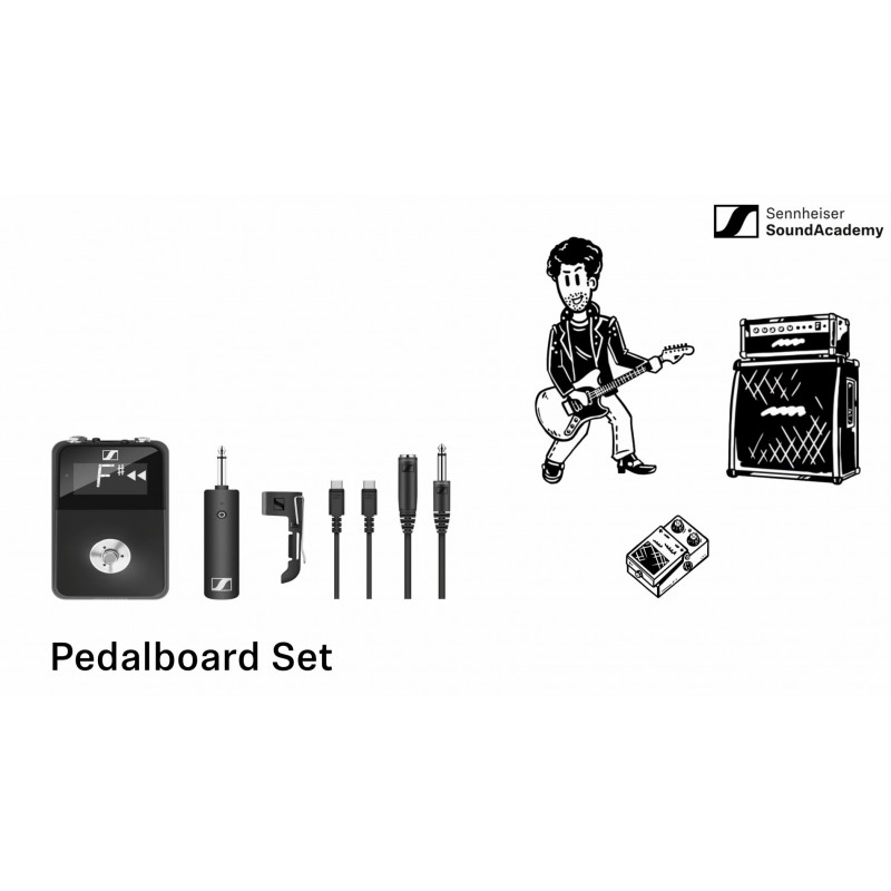 Sistema Inalámbrico Instrumento Sennheiser XSW-D Pedalboard Set TX/RX Pedal